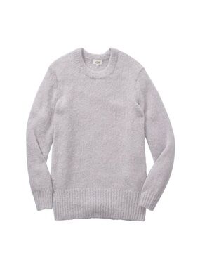 Wilfred Aritzia Womens Prony Knit Sweater Dress Kid Mohair Gray Ribbed Size S